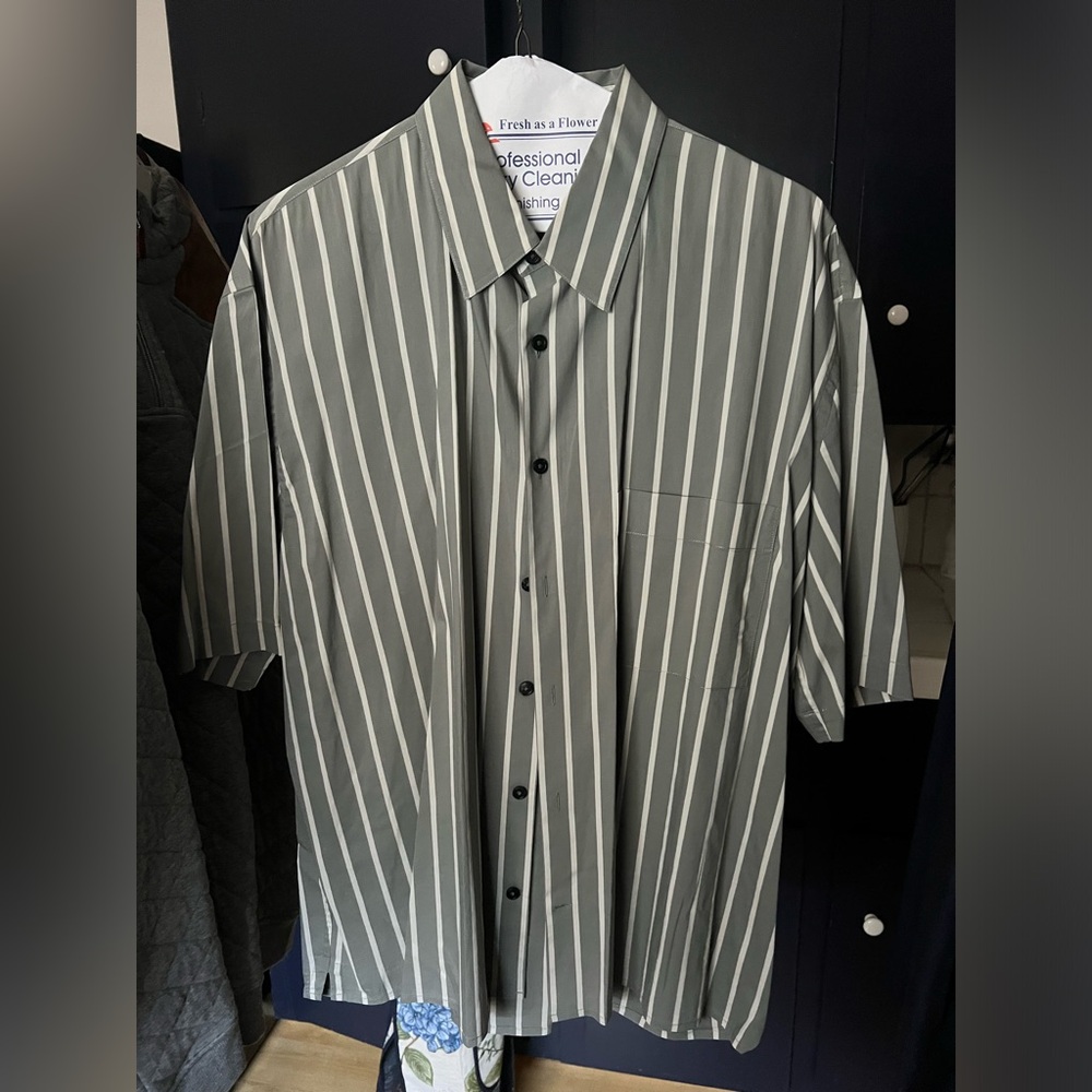 Vince striped button down. Size M